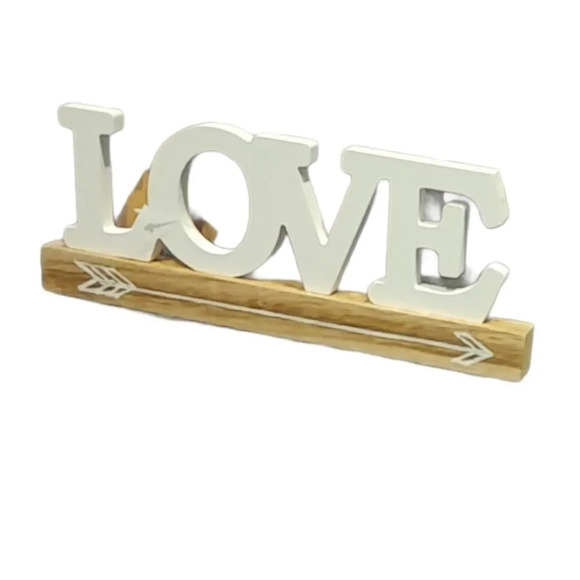 Wooden,  Free-Standing, Decorative Word "LOVE" - Picture 1 of 3